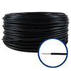 Cablu electric FY (H07V-U) 2.5 mmp, izolatie PVC, negru