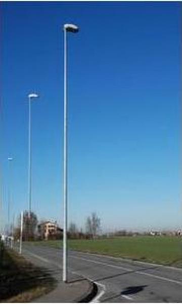 Stalp iluminat stradal 5.8m conic cu flansa