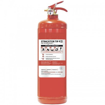 Stingator P3 Presurizat Permanent Cu Pulbere 3kg Cu Suport Inclus - Avizat IGSU
