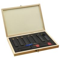 Set unelte de strunjire indexabile, 12 piese, 16 x 16 mm, 115 mm
