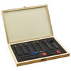 Set unelte de strunjire indexabile, 12 piese, 16 x 16 mm, 115 mm