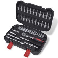 Set chei tubulare și burghie, cuplaj eliberare rapidă, 1/4