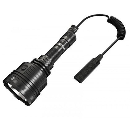 Kit Vanatoare Nitecore P30i + GM02MH + NFG65, Lanternă Profesională, 2000 Lumeni, 1000 Metri, Prindere Magnetică, Filtru Verde